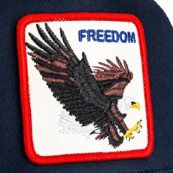 Best Goorin Bros Freedom Eagle Trucker Cap, , One Size Navy