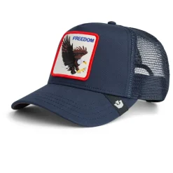 Best Goorin Bros Freedom Eagle Trucker Cap, , One Size Navy