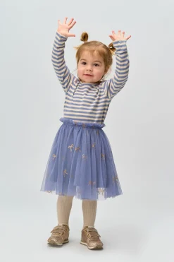 Discount THE NEW Fro Rib Bluse, , 104 cm Tempest Striped