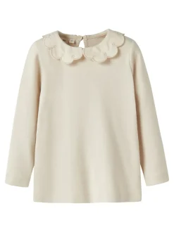 Online Lil' Atelier Fundo Slim Bluse, , 122-128 cm Turtledove