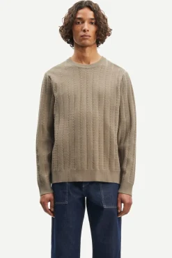 Samsøe Samsøe Gabriel Crew Neck Striktrøje, , S* Strik