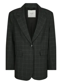 Online Neo Noir Gaby Check Blazer, , 36 Antracit