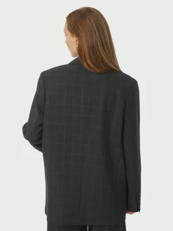 Online Neo Noir Gaby Check Blazer, , 36 Antracit