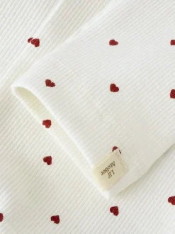 Hot Lil' Atelier Gago Leggings, , 122 cm Coconut Milk Heart