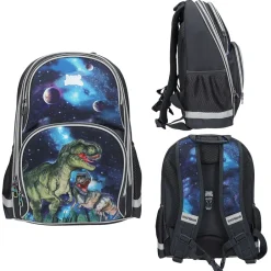 Best Dino World Galaxy Skoletaske, Blå
