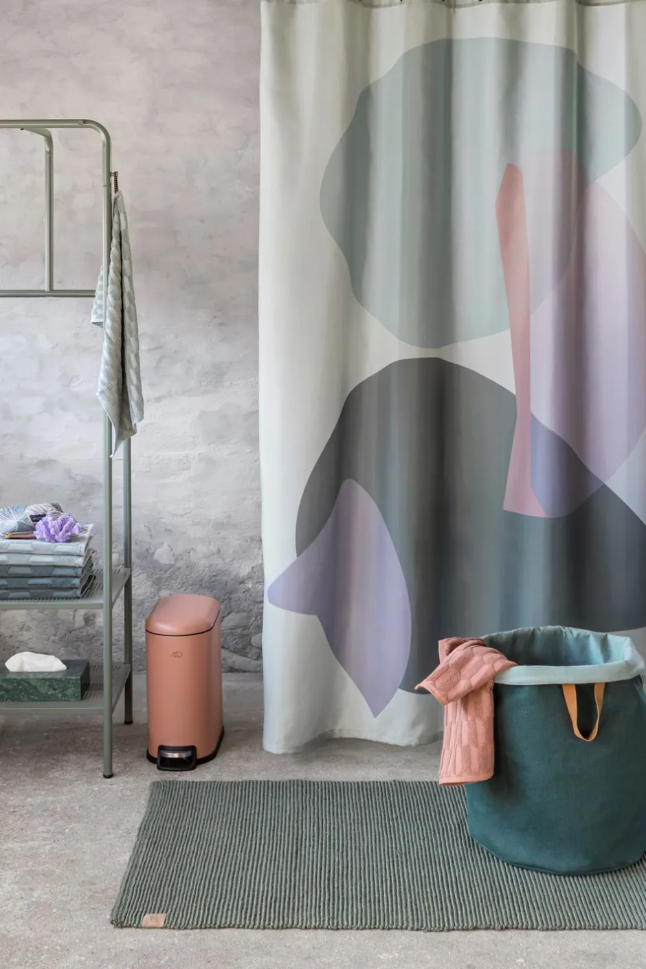 Discount Mette Ditmer Gallery Badeforhæng, , 150x200 cm Frost Green