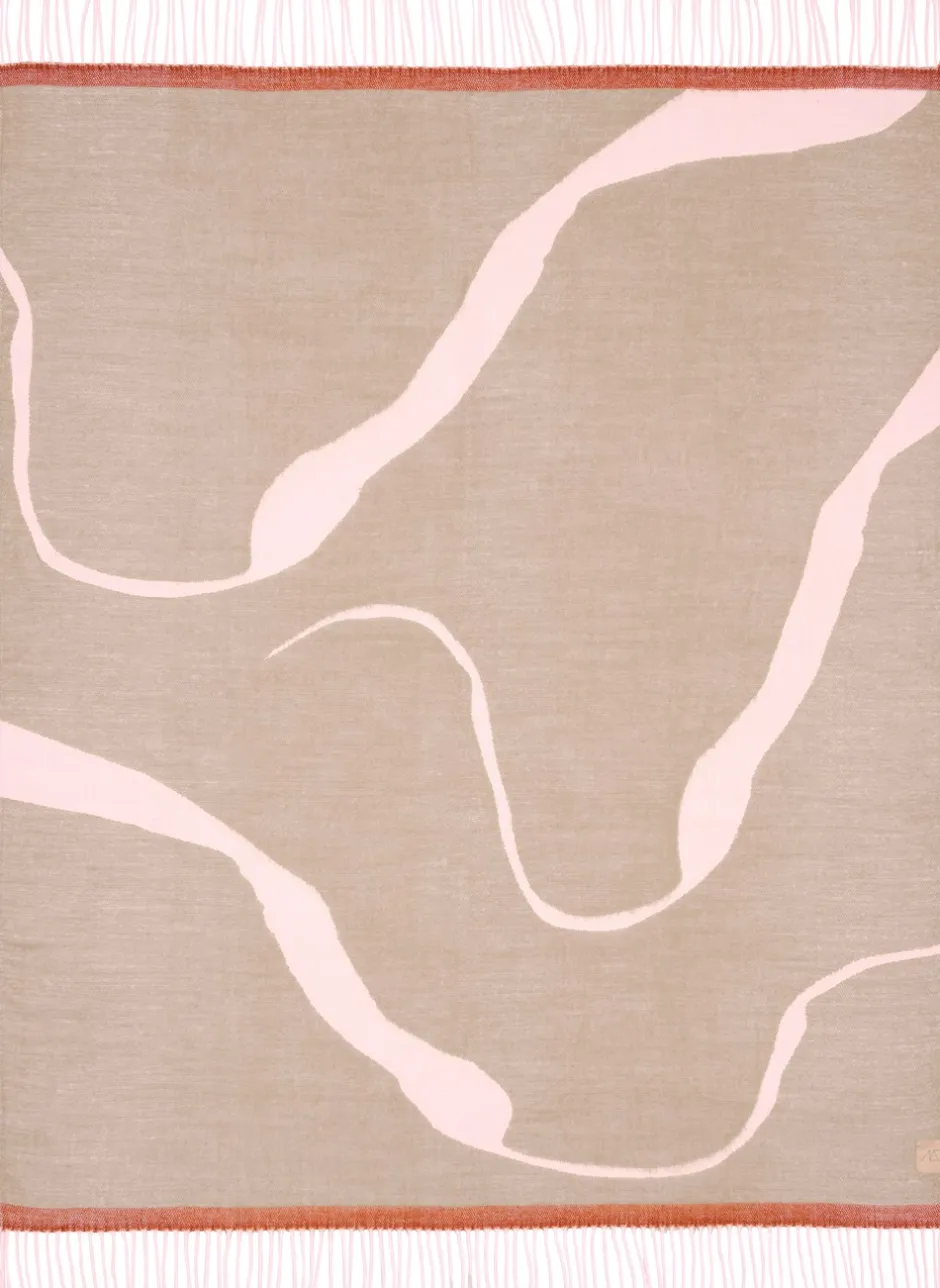 New Mette Ditmer Gallery Plaid, , 125x170 cm Latte