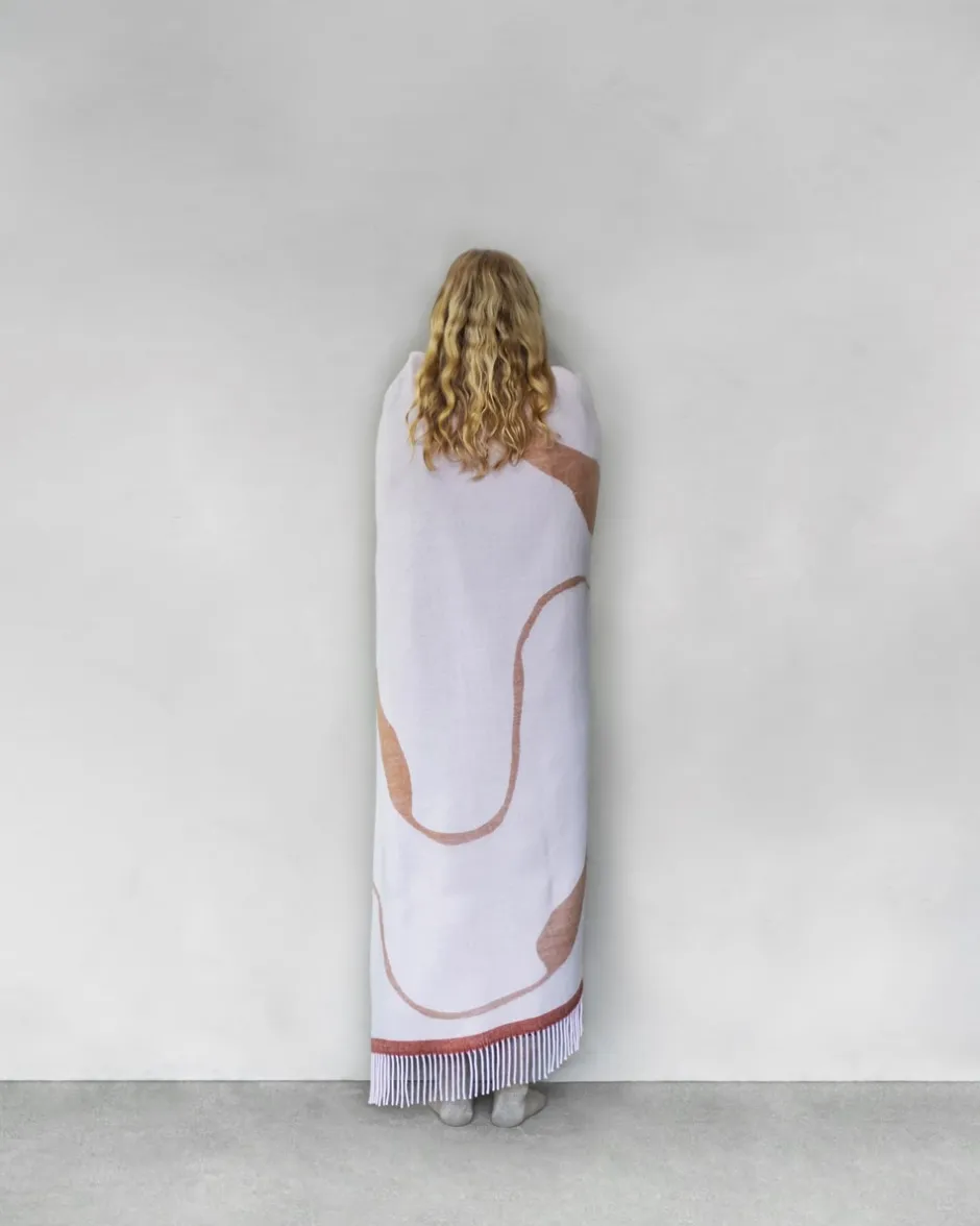 New Mette Ditmer Gallery Plaid, , 125x170 cm Latte