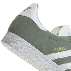 Outlet Adidas Gazelle Sneakers, , 35.5 Silver Green/White/Gold Metallic