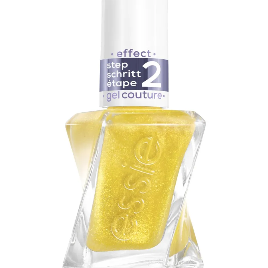 Best Essie Gel Couture Metallic Glaze Top Coat, 565 Crushed Gold
