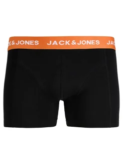 Clearance Jack&Jones Geo Solid 5-pak Trunks, , L Black
