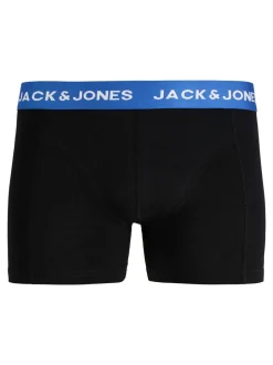 Clearance Jack&Jones Geo Solid 5-pak Trunks, , L Black