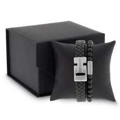 Sale Steel & Barnett Gift Set Duo Armbånd, , L Black