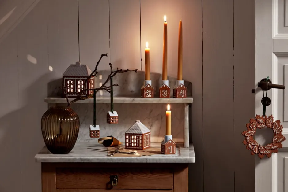 Outlet Kähler Gingerbread 2-pak Juleophæng