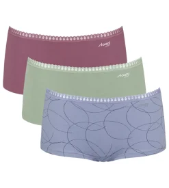 Sale Sloggi GO Crush 3-pak Shorts, , M Multiple Colours 8