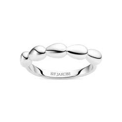 Sif Jakobs Jewellery Goccia Piccolo Pianura Ring, , 56 Silver