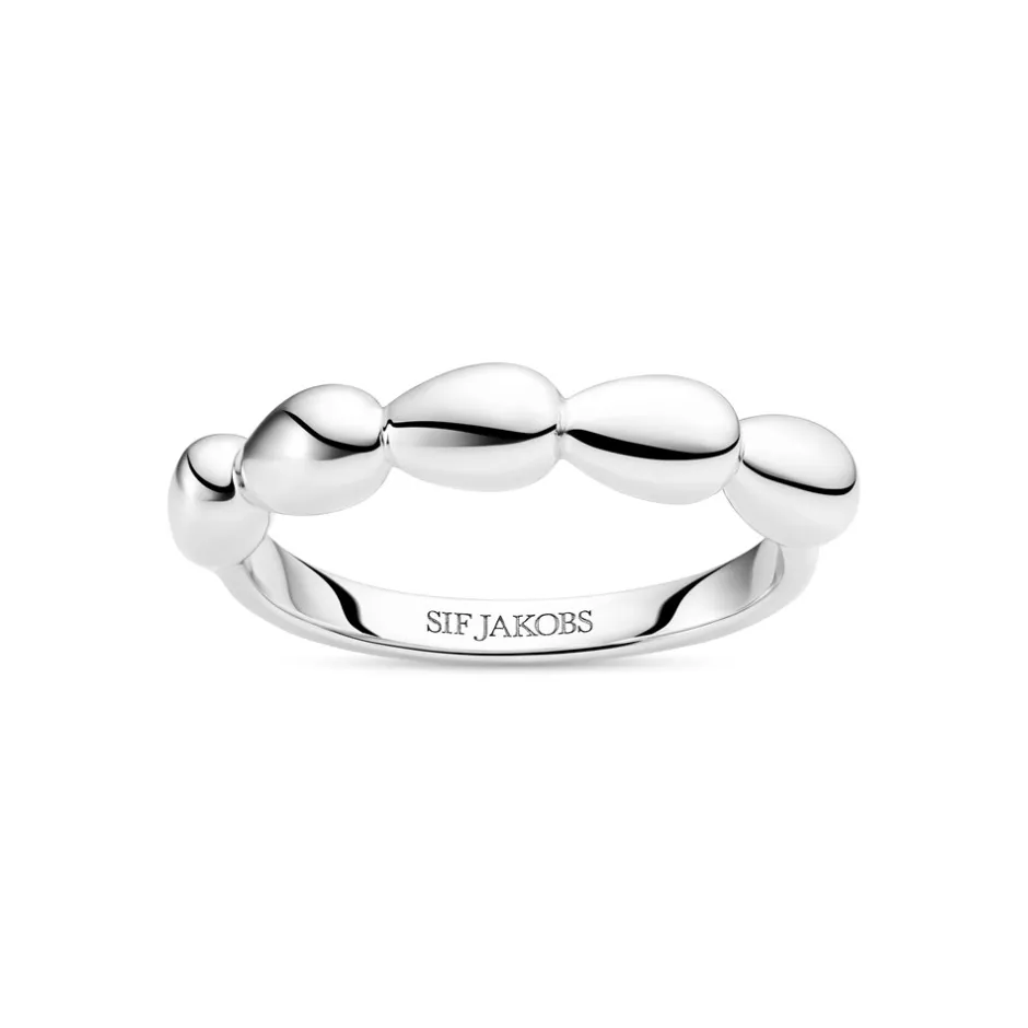Sif Jakobs Jewellery Goccia Piccolo Pianura Ring, , 56 Silver
