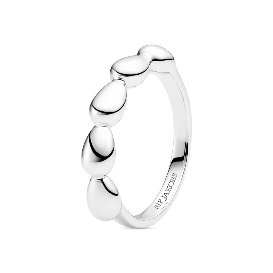 Sif Jakobs Jewellery Goccia Piccolo Pianura Ring, , 56 Silver