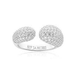New Sif Jakobs Jewellery Goccia Ring, , 56 Silver