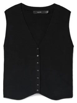 Vero Moda Gold Vest, , XL*Dame Veste