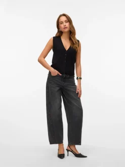 Vero Moda Gold Vest, , XL*Dame Veste