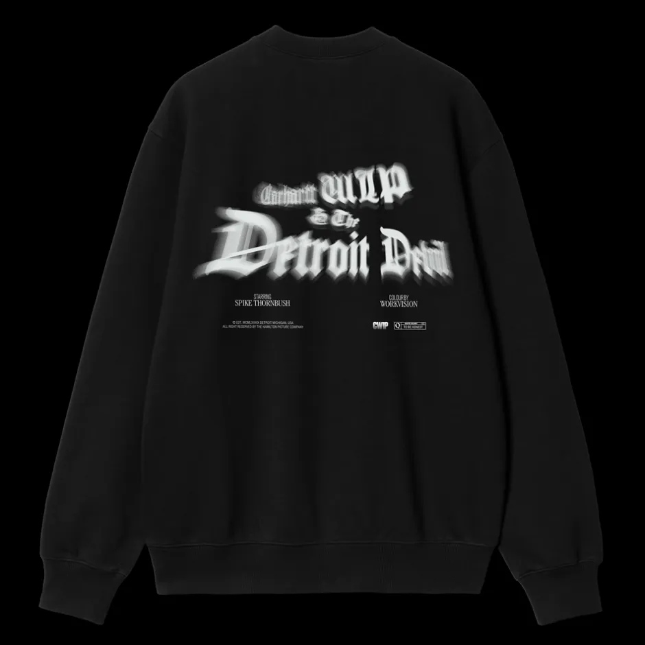 Discount Carhartt WIP Greatest Flicks Sweatshirt, , S Black
