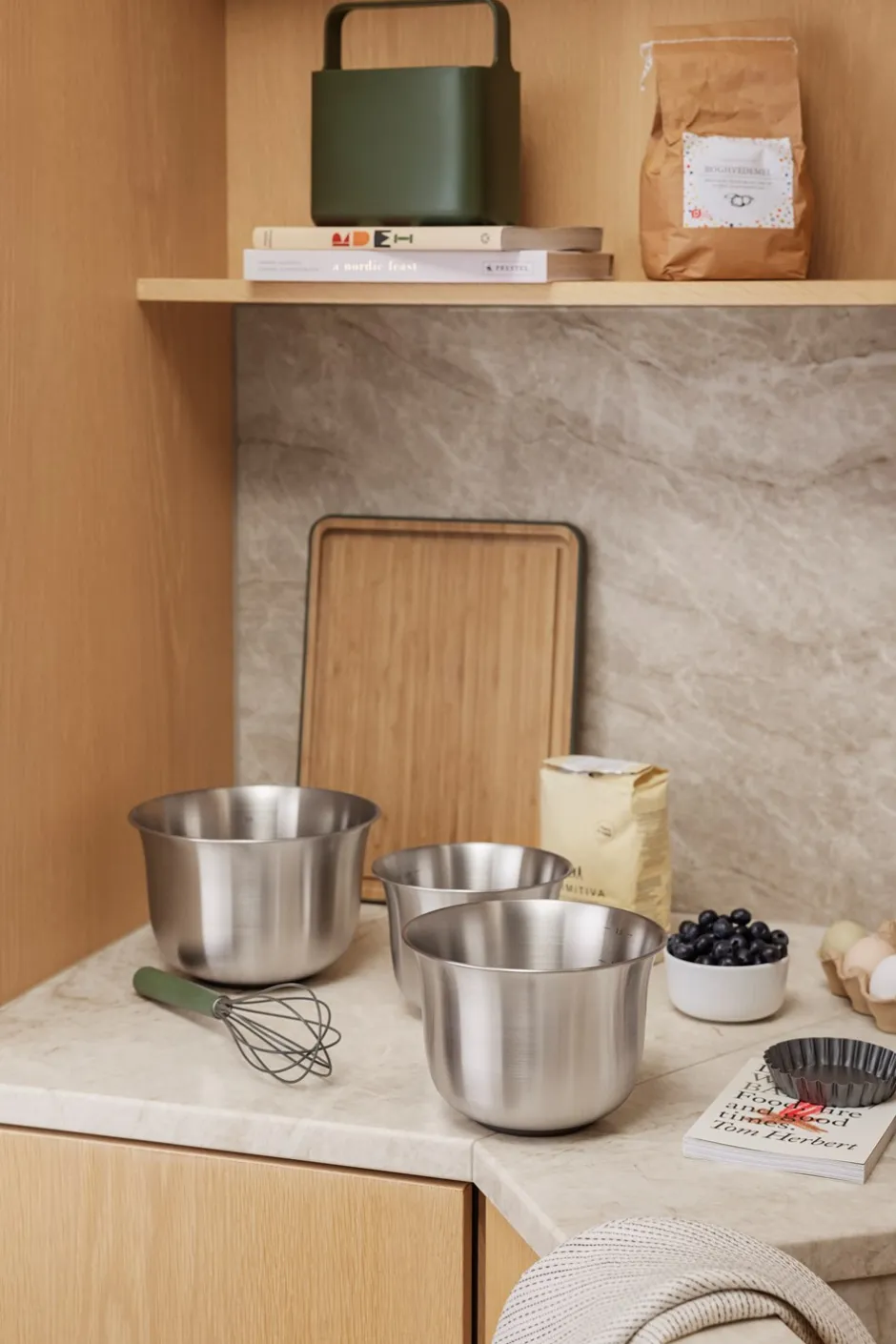 Discount Eva Solo Green Tools Røreskål, , 3,3 L Brushed Steel