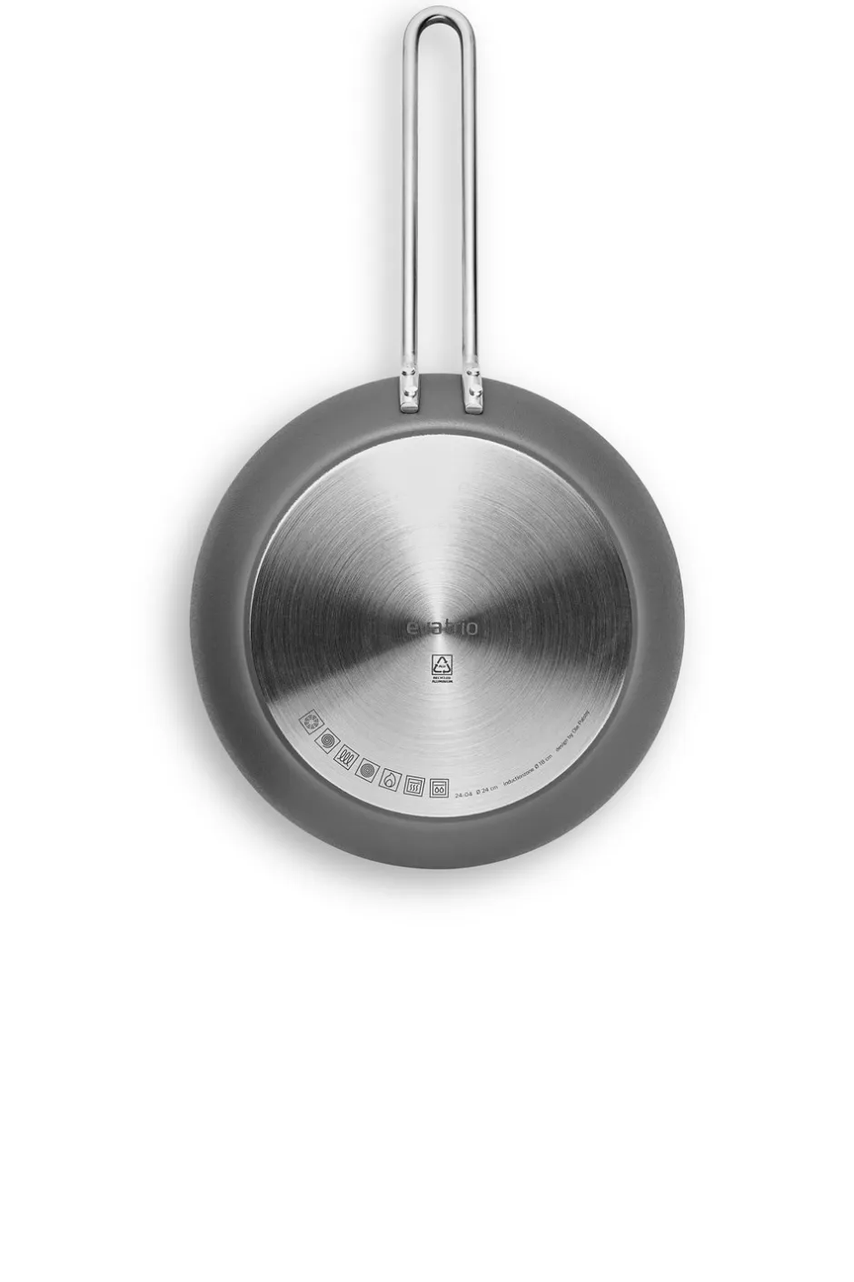 Hot Eva Trio Grey Line Stegepande, Ø24 cm