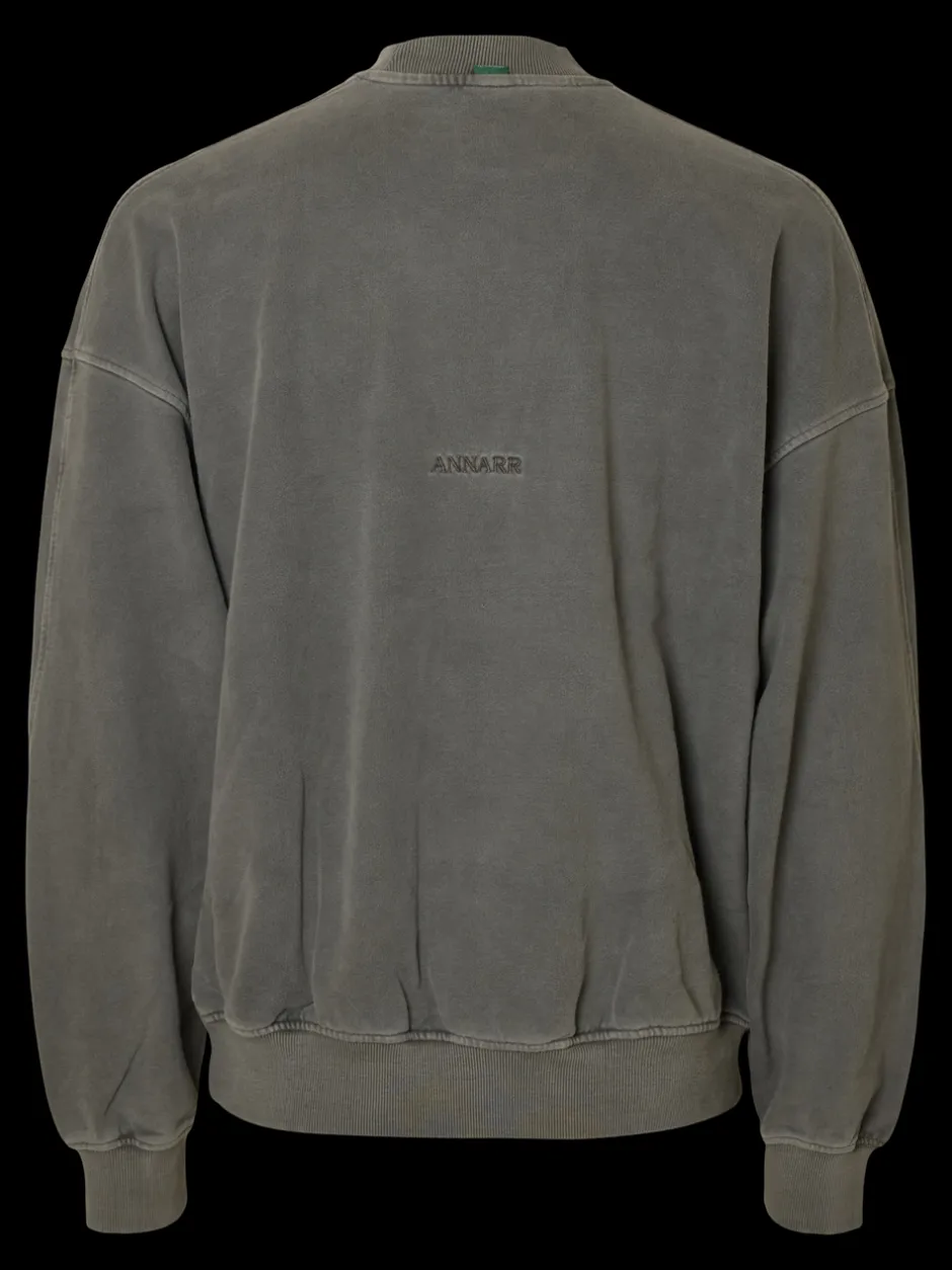 Hot Annarr Hackett Crew New Sweatshirt, , L Forged Iron