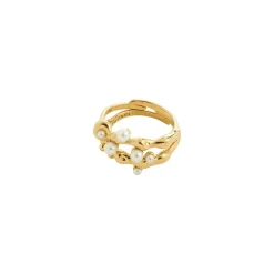 New Pilgrim Hadley 2-pak Ring, Gold Plated