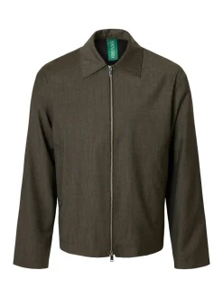 Best Annarr Hagen 254 Wool Overshirt, , XL Major Brown Checks