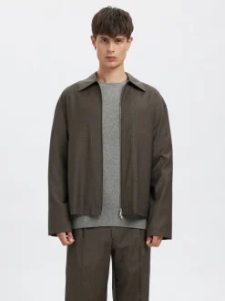 Best Annarr Hagen 254 Wool Overshirt, , XL Major Brown Checks
