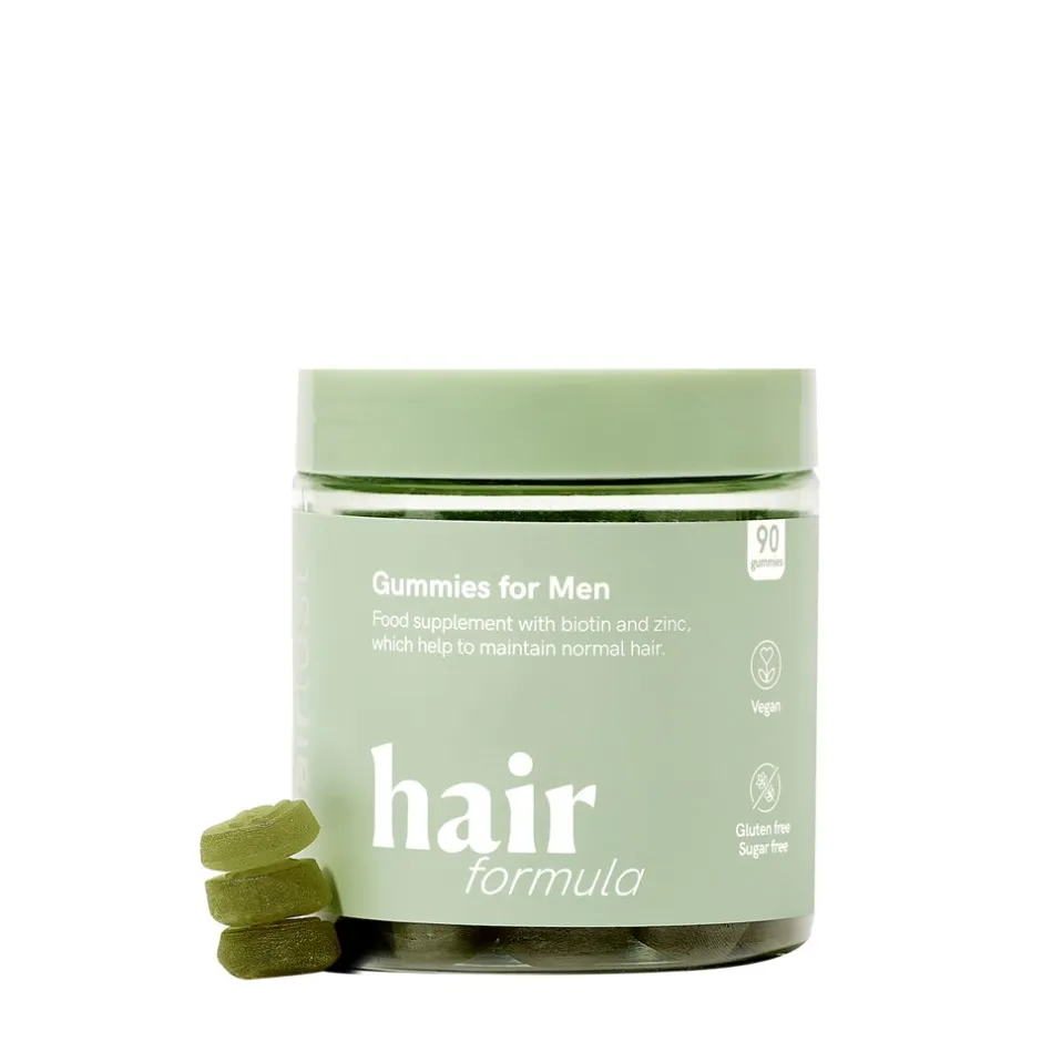 Online Hairlust Hair Formula Gummies For Men, 90 stk