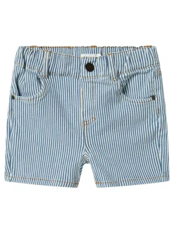 Online Lil' Atelier Halfdan Loose Shorts, , 122 cm Zen Blue Coconut Milk