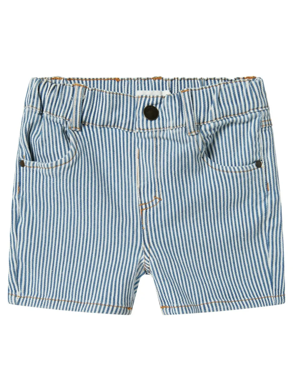 Online Lil' Atelier Halfdan Loose Shorts, , 122 cm Zen Blue Coconut Milk