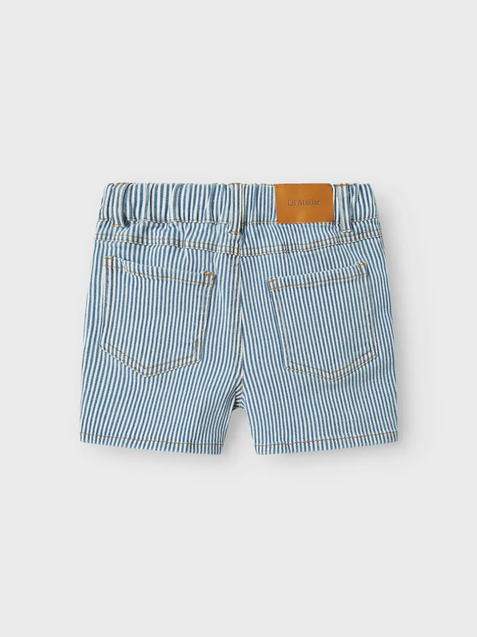 Online Lil' Atelier Halfdan Loose Shorts, , 122 cm Zen Blue Coconut Milk