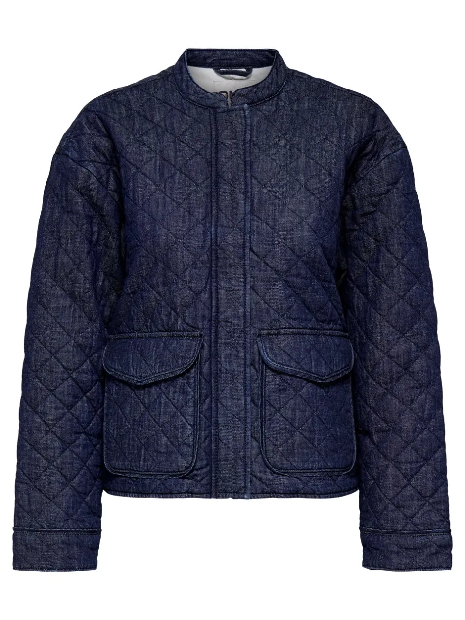 ONLY Hallie Quilted Denimjakke, , L*Dame Jakker & Frakker