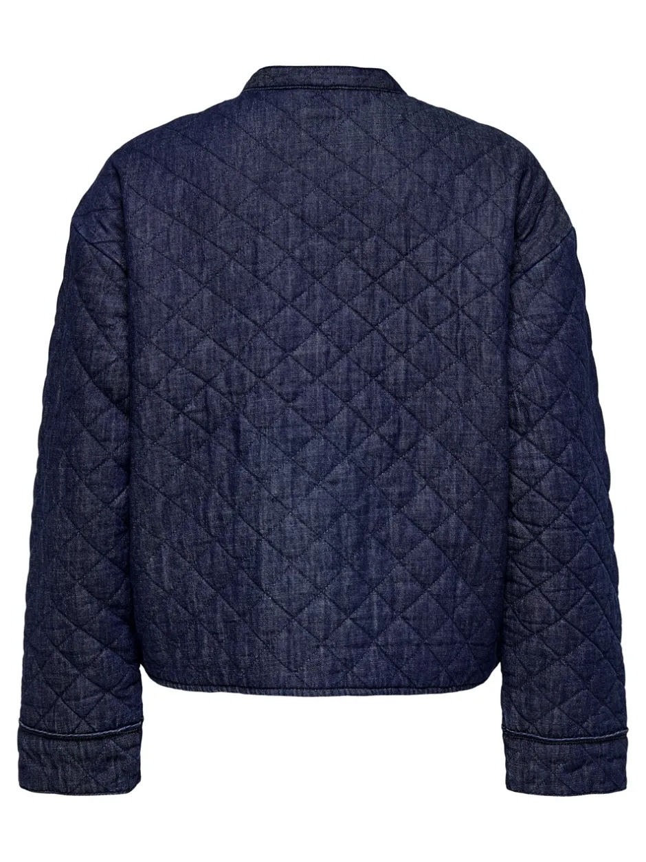 ONLY Hallie Quilted Denimjakke, , L*Dame Jakker & Frakker