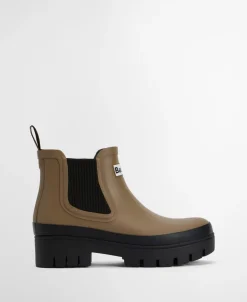 Hot Barbour Halton Ankle Wellingtons Gummistøvler, , 42 Military Brown/Black