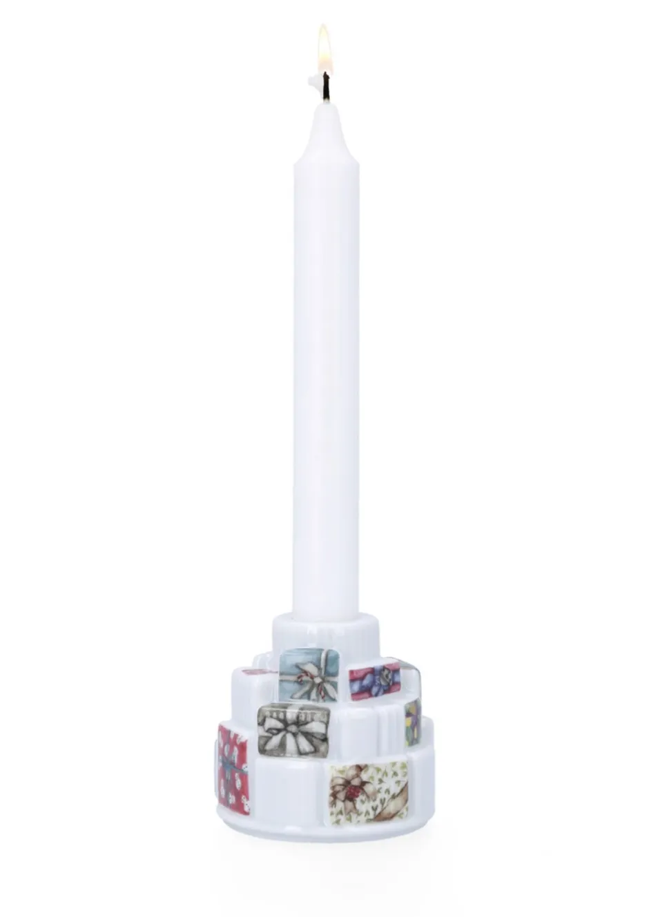 Hot Kähler Hammershøi Jul Gaver Lysestage, White With Deko