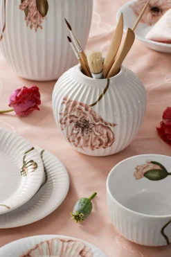 New Kähler Hammershøi Poppy Vase, , H21 cm Hvid
