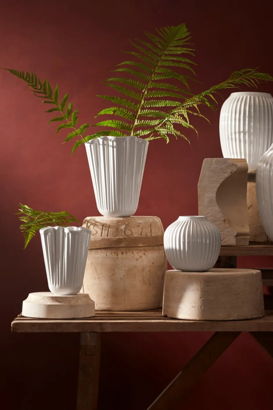 Kähler Hammershøi Unfold Vase,* Vaser & Urtepotteskjulere