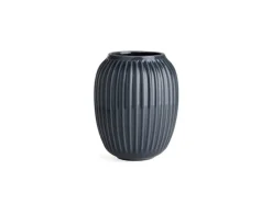 Kähler Hammershøi Vase, , 20 cm Antracitgrå