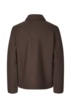 Discount Samsøe Samsøe Hannes Full Zip Cardigan, , M Turkish Coffee