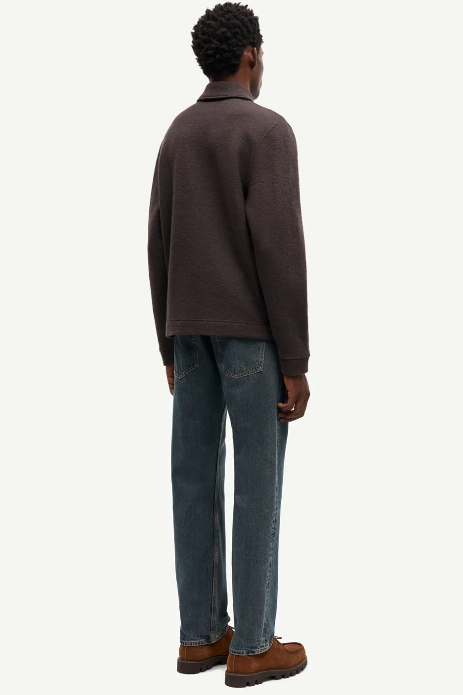 Discount Samsøe Samsøe Hannes Full Zip Cardigan, , M Turkish Coffee