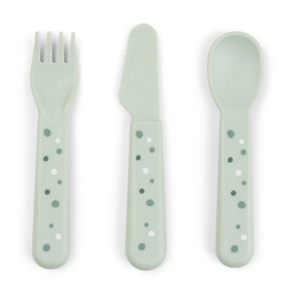 Done by Deer Happy Dots Foodie Bestiksæt*Børn Bestik|Børneservice