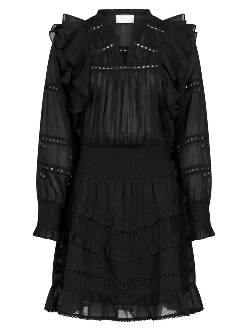 Discount Neo Noir Harmoni S Voile Kjole, , 40 Black