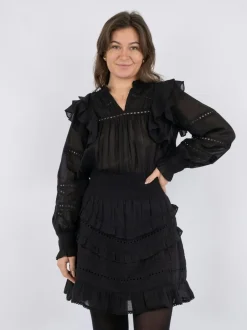 Discount Neo Noir Harmoni S Voile Kjole, , 40 Black