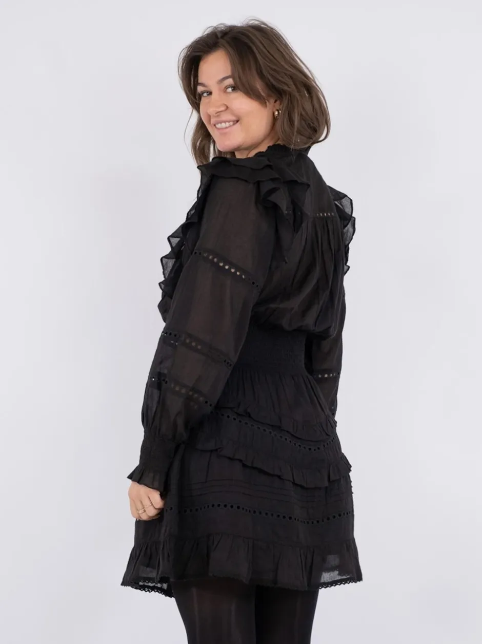 Discount Neo Noir Harmoni S Voile Kjole, , 40 Black