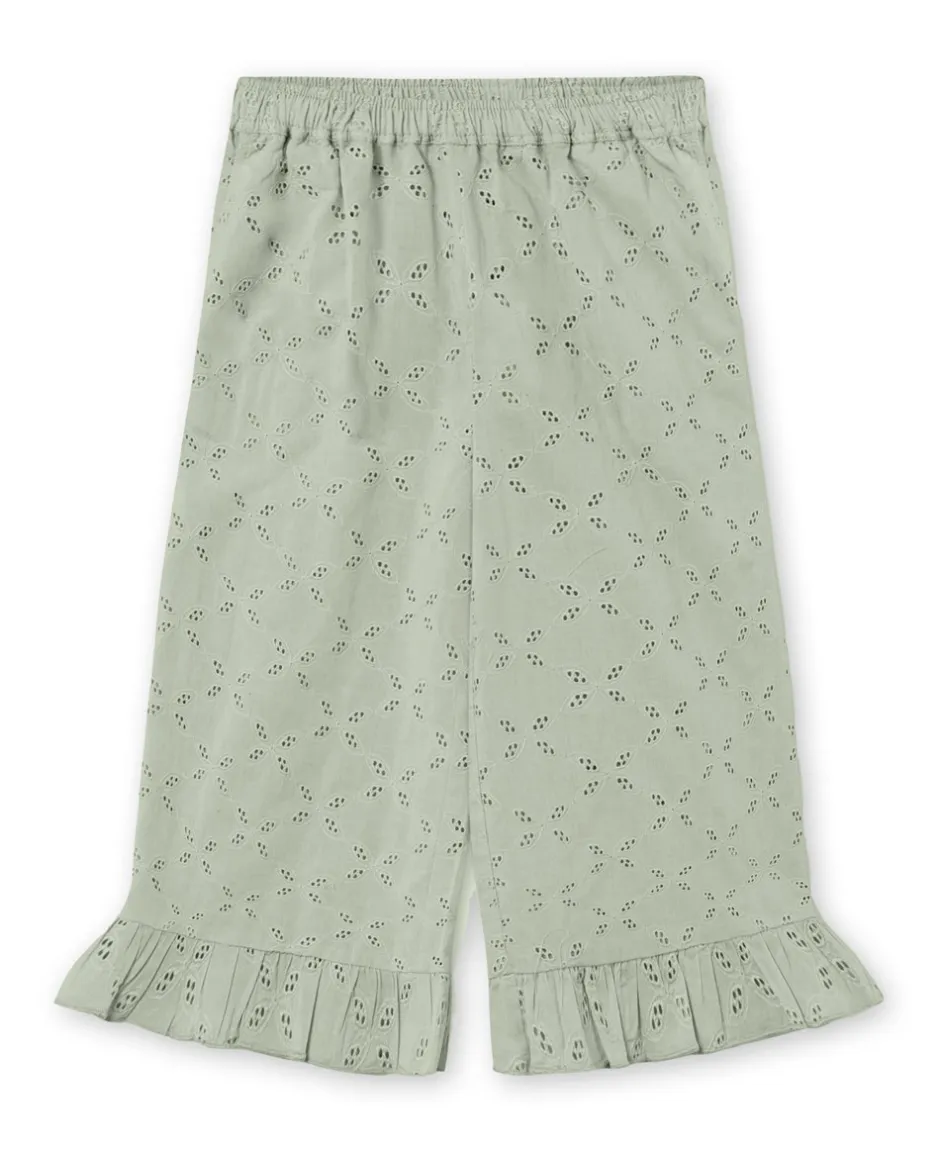 Fliink Harper Ruffle Bukser, , 104 cm Aqua Gray